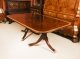 Vintage 13 ft Three Pillar Mahogany Dining Table and 14 Chairs 20th C | Ref. no. A3779a | Regent Antiques