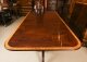 Vintage 13ft Three Pillar Mahogany Dining Table with 14 Chairs 20th C | Ref. no. A3779b | Regent Antiques