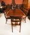 Vintage 13ft Three Pillar Mahogany Dining Table with 14 Chairs 20th C | Ref. no. A3779b | Regent Antiques