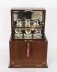 Antique Victorian Shell Inlaid Three Bottle Tantalus & Games  Compendium 19th C | Ref. no. A3783 | Regent Antiques