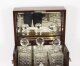 Antique Victorian Shell Inlaid Three Bottle Tantalus & Games  Compendium 19th C | Ref. no. A3783 | Regent Antiques