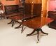 Antique12ft Regency Triple Pillar Dining Table C1830 19th C & 12 Chairs | Ref. no. A3793a | Regent Antiques