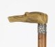 Antique Walking Stick Cane with Carved Greyhound Handle Dated 1874 19th C | Ref. no. A3817 | Regent Antiques