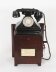 Black Bakelite  Rotary Wall Cradle Telephone & Dictograph C1940s Mid Century | Ref. no. A3821 | Regent Antiques