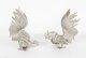 Antique Pair Italian Silver Plated Fighting Cockerels  20th C | Ref. no. A3831 | Regent Antiques