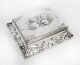 Antique  Victorian Sterling Silver Casket by William Comyns & Sons 1898 | Ref. no. A3845 | Regent Antiques