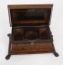 Antique George IV Gonçalo Alves & Amboyna Marquetry Tea Caddy C1825 19th C | Ref. no. A3865 | Regent Antiques