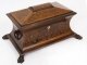 Antique George IV Gonçalo Alves & Amboyna Marquetry Tea Caddy C1825 19th C | Ref. no. A3865 | Regent Antiques