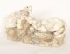Antique  Art Deco Alabaster Sculpture of a Pair of Lioness  C1920 | Ref. no. A3894 | Regent Antiques