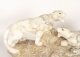 Antique  Art Deco Alabaster Sculpture of a Pair of Lioness  C1920 | Ref. no. A3894 | Regent Antiques
