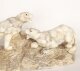 Antique  Art Deco Alabaster Sculpture of a Pair of Lioness  C1920 | Ref. no. A3894 | Regent Antiques
