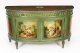 Antique French Painted Demi Lune Cabinet Commode  20th C | Ref. no. A3919a | Regent Antiques