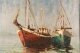 Vintage Oil Painting of  Fishing Boats by Harold Edward Collin (1936-1973) | Ref. no. A3938 | Regent Antiques