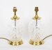 Vintage Pair Large Cut Glass Table Lamps  20th Century | Ref. no. A3945 | Regent Antiques