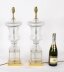Vintage Pair of French Glass  & Ormolu Table Lamps  20th C | Ref. no. A3996 | Regent Antiques