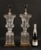 Vintage Pair of French Glass  & Ormolu Table Lamps  20th C | Ref. no. A3996x | Regent Antiques