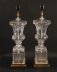 Vintage Pair of French Glass  & Ormolu Table Lamps  20th C | Ref. no. A3996x | Regent Antiques