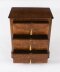 Bespoke Burr  Walnut Bedside Chest Cabinet | Ref. no. A3999a | Regent Antiques