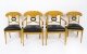 Antique Swedish Biedermeier Birchwood Pair  Arm chairs & Pair Side Chairs C1900 | Ref. no. A4010 | Regent Antiques