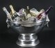 Vintage Banqueting Size Silver Plate Monteith Punch Bowl Cooler 20th C Vintage Banqueting Size Silver Plate Monteith Punch Bowl Cooler 20th C | Ref. no. A4086x | Regent Antiques