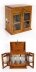 Antique Pollard Oak Three Crystal Decanter Tantalus Dry Bar Humidor  19th C | Ref. no. A4089 | Regent Antiques