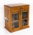 Antique Pollard Oak Three Crystal Decanter Tantalus Dry Bar Humidor  19th C | Ref. no. A4089 | Regent Antiques