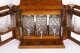 Antique Pollard Oak Three Crystal Decanter Tantalus Dry Bar Humidor  19th C | Ref. no. A4089 | Regent Antiques