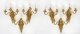 Antique Set of 6 French Louis Revival Twin Branch Wall Lights  20th Century | Ref. no. A4111 | Regent Antiques