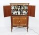Vintage Italian Marquetry Burr Walnut Cocktail Cabinet & Glassware Mid Century | Ref. no. A4192 | Regent Antiques