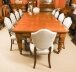 Antique Pollard Oak Victorian Extending Dining Table 19th C & 10 Swagback Chairs | Ref. no. A4209a | Regent Antiques
