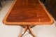 VintageTwin Pillar Flame Mahogany Dining Table with 12 Chairs 20th C | Ref. no. A4266b | Regent Antiques