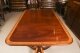 VintageTwin Pillar Flame Mahogany Dining Table with 12 Chairs 20th C | Ref. no. A4266b | Regent Antiques