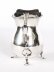 Antique Graduating Pair Victorian Sterling Silver Cream Jugs Chester 1864 | Ref. no. A4273G | Regent Antiques