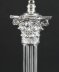 Antique Victorian Silver Plate Corinthian Column Table Lamp 19th C | Ref. no. A4285b | Regent Antiques