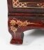 Vintage Japanese Burgundy Lacquered Cocktail Cabinet Dry Bar & Glasses 20th C | Ref. no. A4288 | Regent Antiques