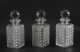 Antique Set of Three Edwardian Hobnail Cut  Crystal Decanters  C1900 | Ref. no. A4291 | Regent Antiques