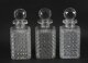 Antique Set of Three Edwardian Hobnail Cut  Crystal Decanters  C1900 | Ref. no. A4291 | Regent Antiques