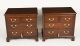 Vintage Pair of Flame Mahogany Bedside Chests With Slides 20th C | Ref. no. A4297 | Regent Antiques