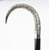 Antique Burmese Silver Ebonised Walking Stick Cane 19th C  91cm/36inches | Ref. no. A4307 | Regent Antiques
