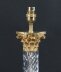 Vintage Corinthian Column Glass and Gilt Bronze Table Lamp  Mid 20th C | Ref. no. A4328 | Regent Antiques