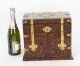 Antique Victorian Burr Walnut 3 Crystal Decanter Tantalus Dry Bar 19th C | Ref. no. A4340 | Regent Antiques