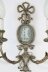 Antique Pair Silver Plate Jasperware twin branch wall lights sconces C1900 | Ref. no. A4358a | Regent Antiques