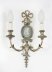 Antique Pair Silver Plated  Jasperware two branch wall lights sconces | Ref. no. A4358b | Regent Antiques