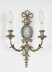 Antique Pair Silver Plated  Jasperware two branch wall lights sconces | Ref. no. A4358b | Regent Antiques
