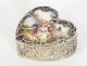 Antique Continental Silver & Enamel Heart Pill Box 20th C | Ref. no. A4390 | Regent Antiques
