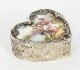 Antique Continental Silver & Enamel Heart Pill Box 20th C | Ref. no. A4390 | Regent Antiques