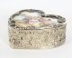 Antique Continental Silver & Enamel Heart Pill Box 20th C | Ref. no. A4390 | Regent Antiques