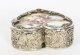 Antique Continental Silver & Enamel Heart Pill Box 20th C | Ref. no. A4390 | Regent Antiques