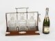 Antique Victorian English Silver Plated  3 Bottle Tantalus by Hobbs & Co C1870 | Ref. no. A4409 | Regent Antiques