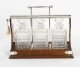 Antique Victorian English Silver Plated  3 Bottle Tantalus by Hobbs & Co C1870 | Ref. no. A4409 | Regent Antiques